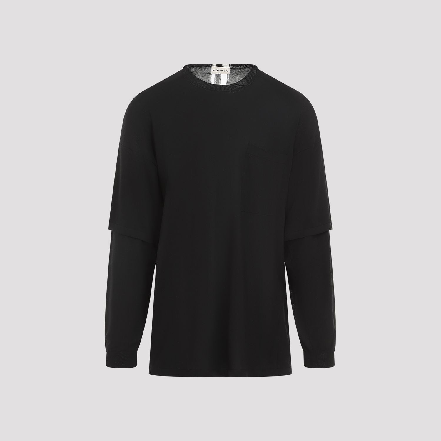 MORDECAI Double Layer Cotton Sweater for Men
