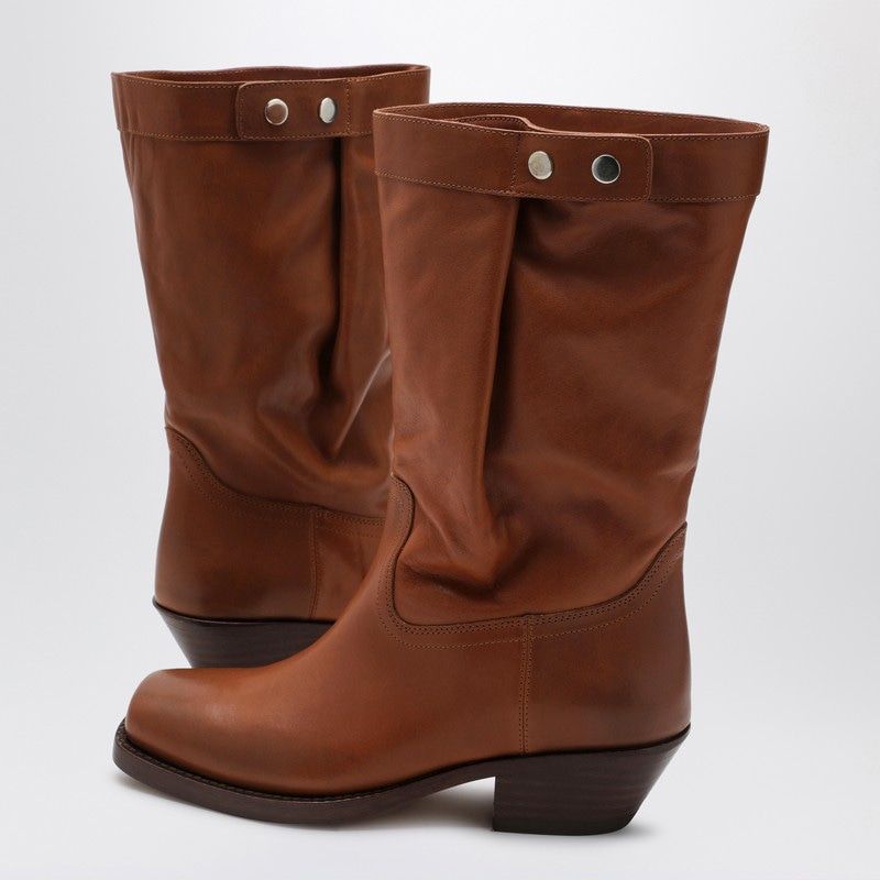 ISABEL MARANT Leather Biker Boot