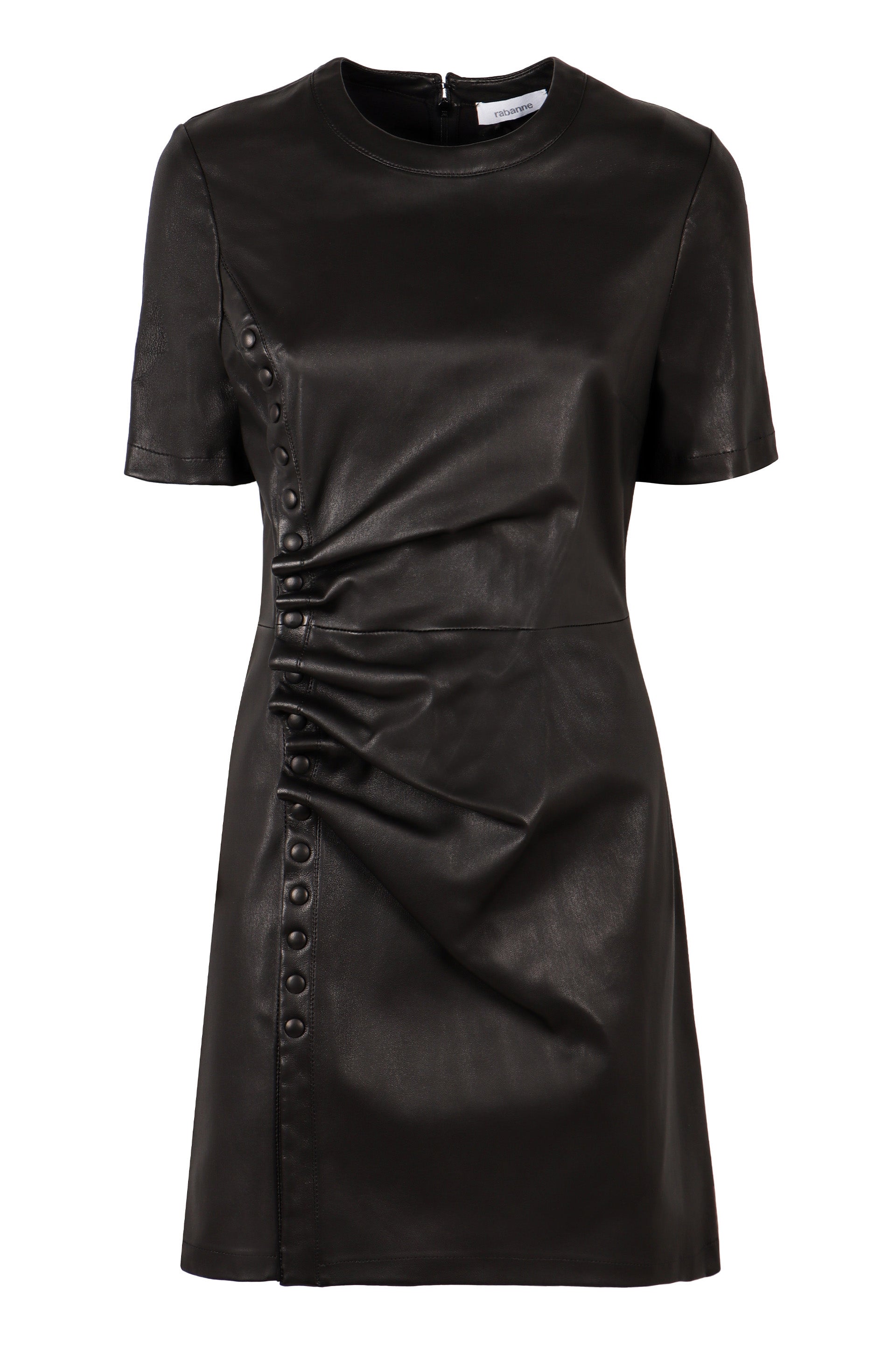 PACO RABANNE Chic Mini Dress with Draped Front