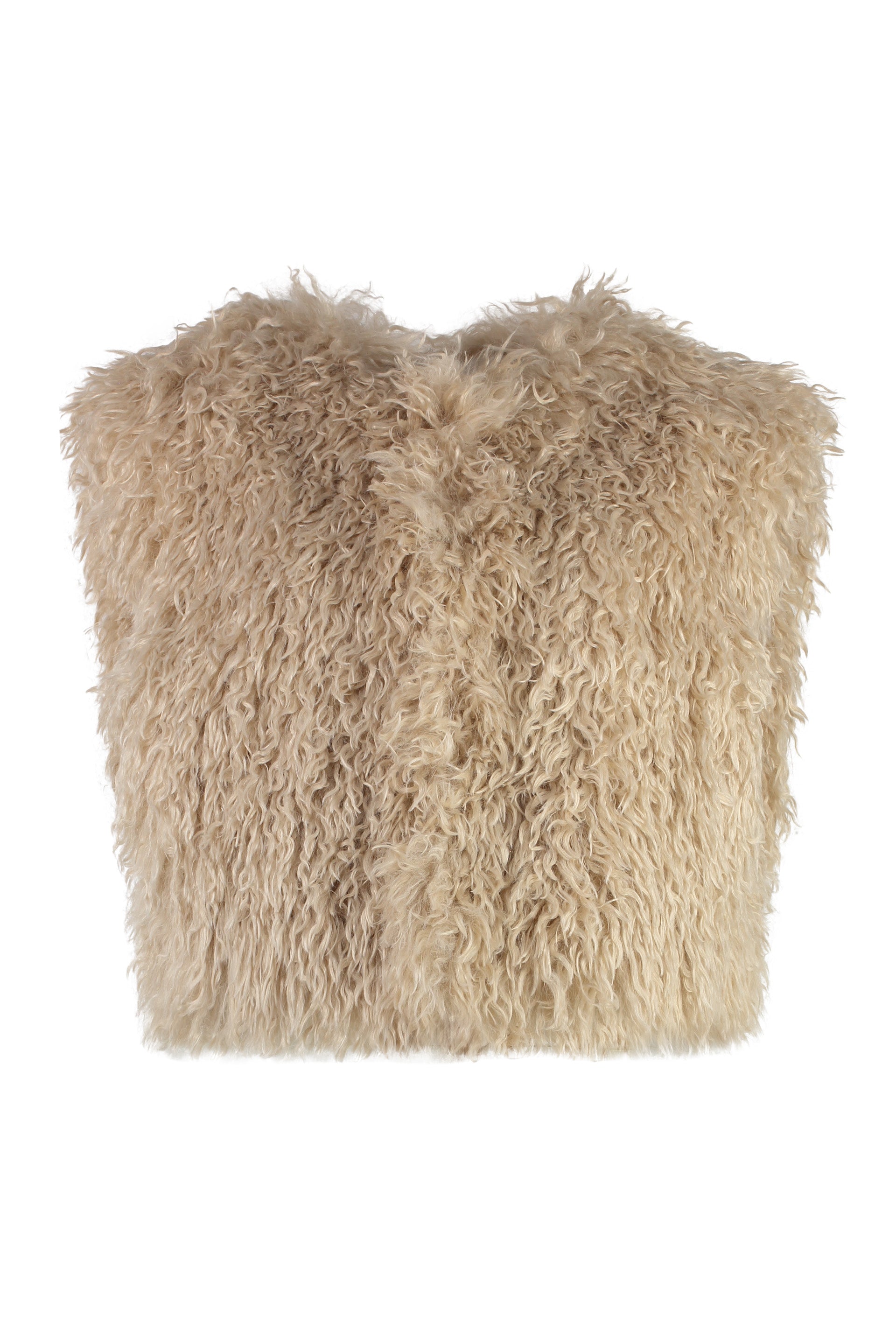 ISABEL MARANT Faux Fur Waistcoat with Pockets for Women