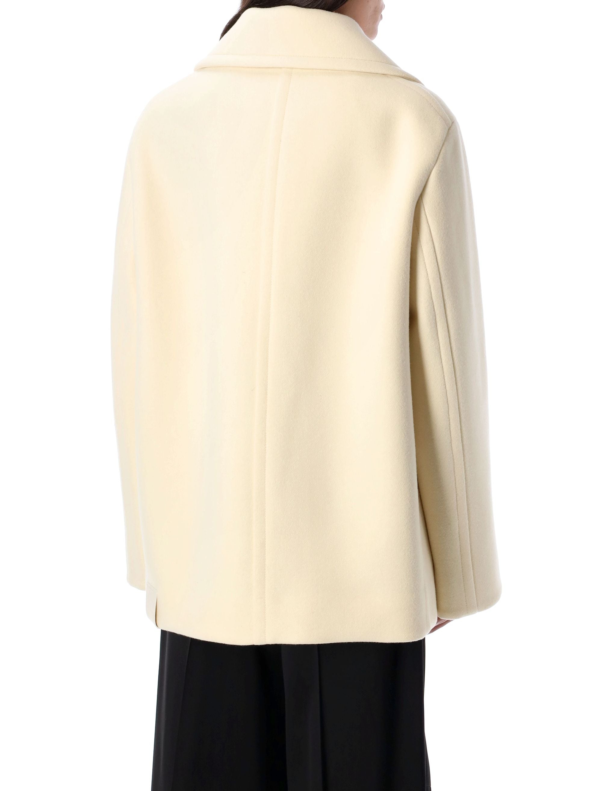 JIL SANDER Women's Double-Breasted Wool Jacket - Size S