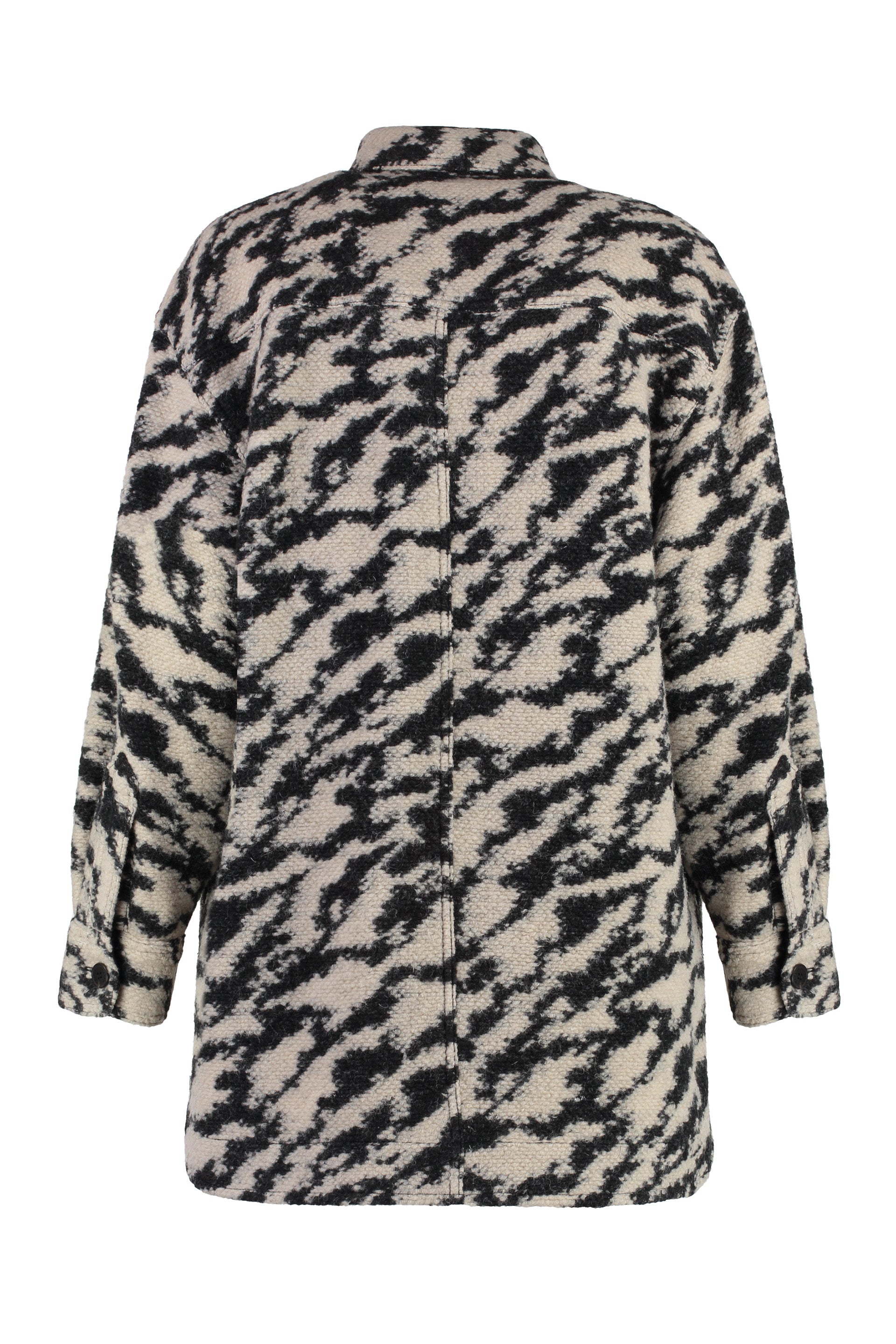 ISABEL MARANT ETOILE Wool Overshirt with Classic Collar for Women