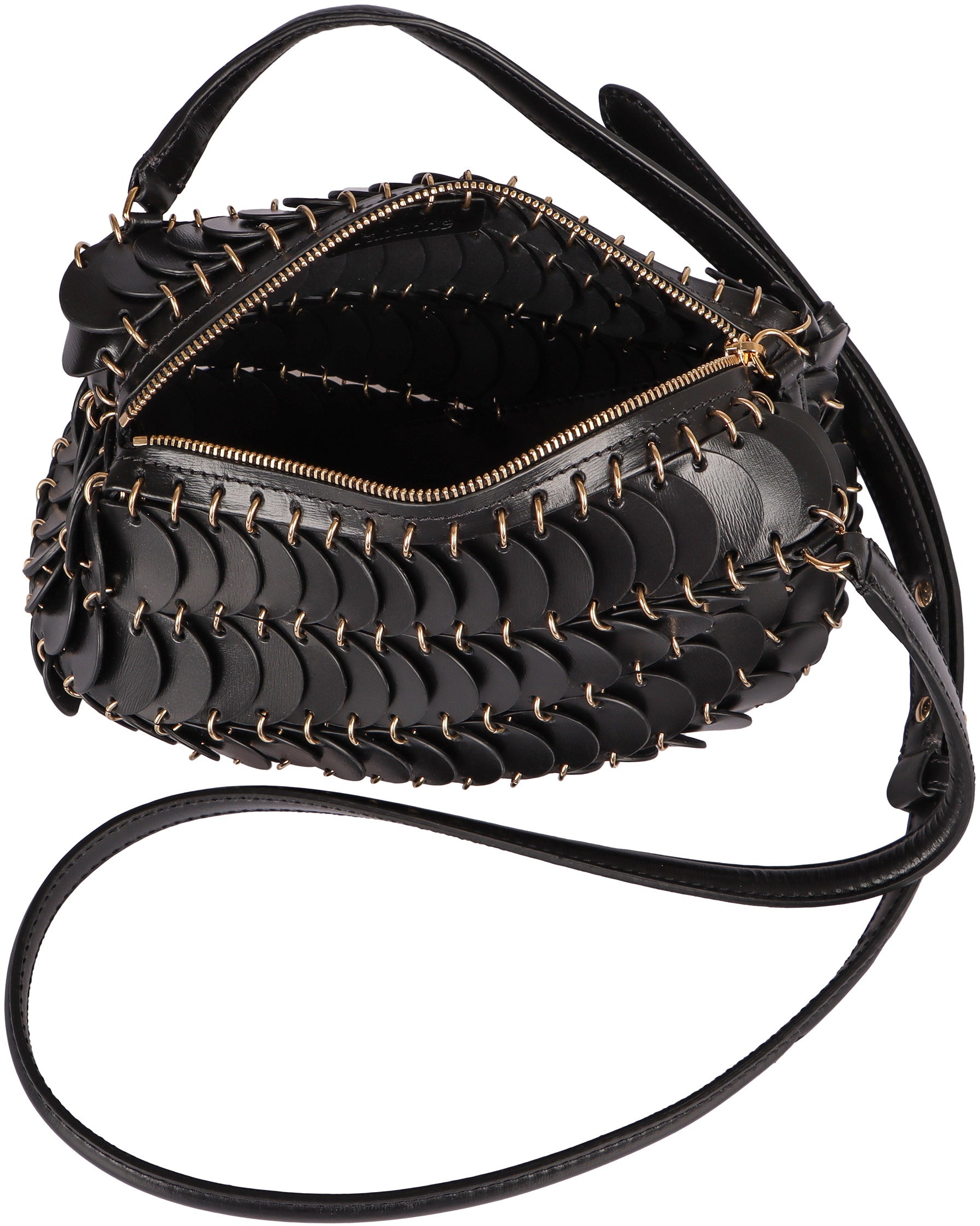 PACO RABANNE Leather Crossbody Handbag - 21cm x 10cm