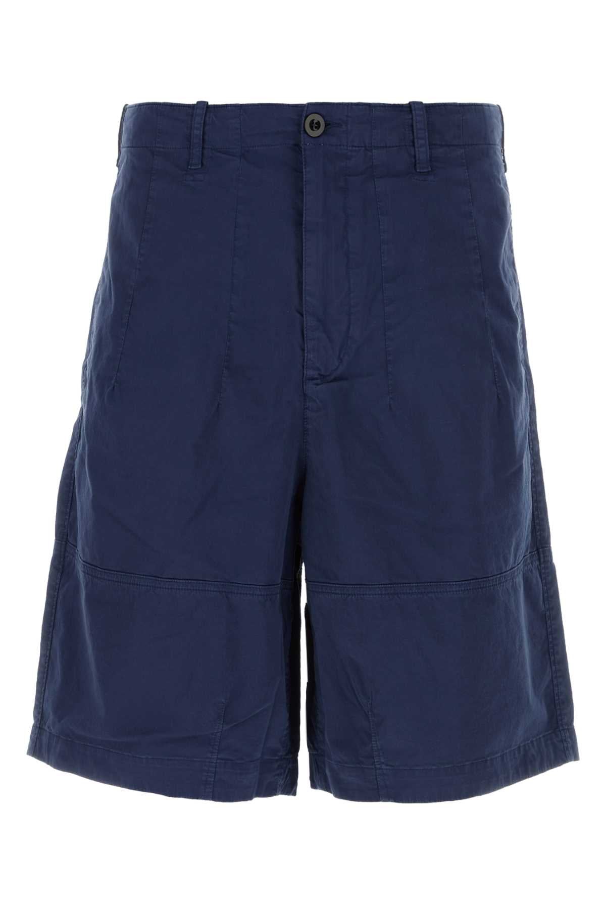 TEN C Men's Mini Stretch Cotton Bermuda Shorts