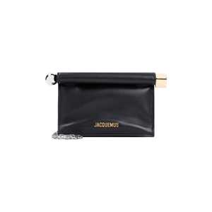 JACQUEMUS Mini Round Leather Handbag 19cm x 13cm x 6cm