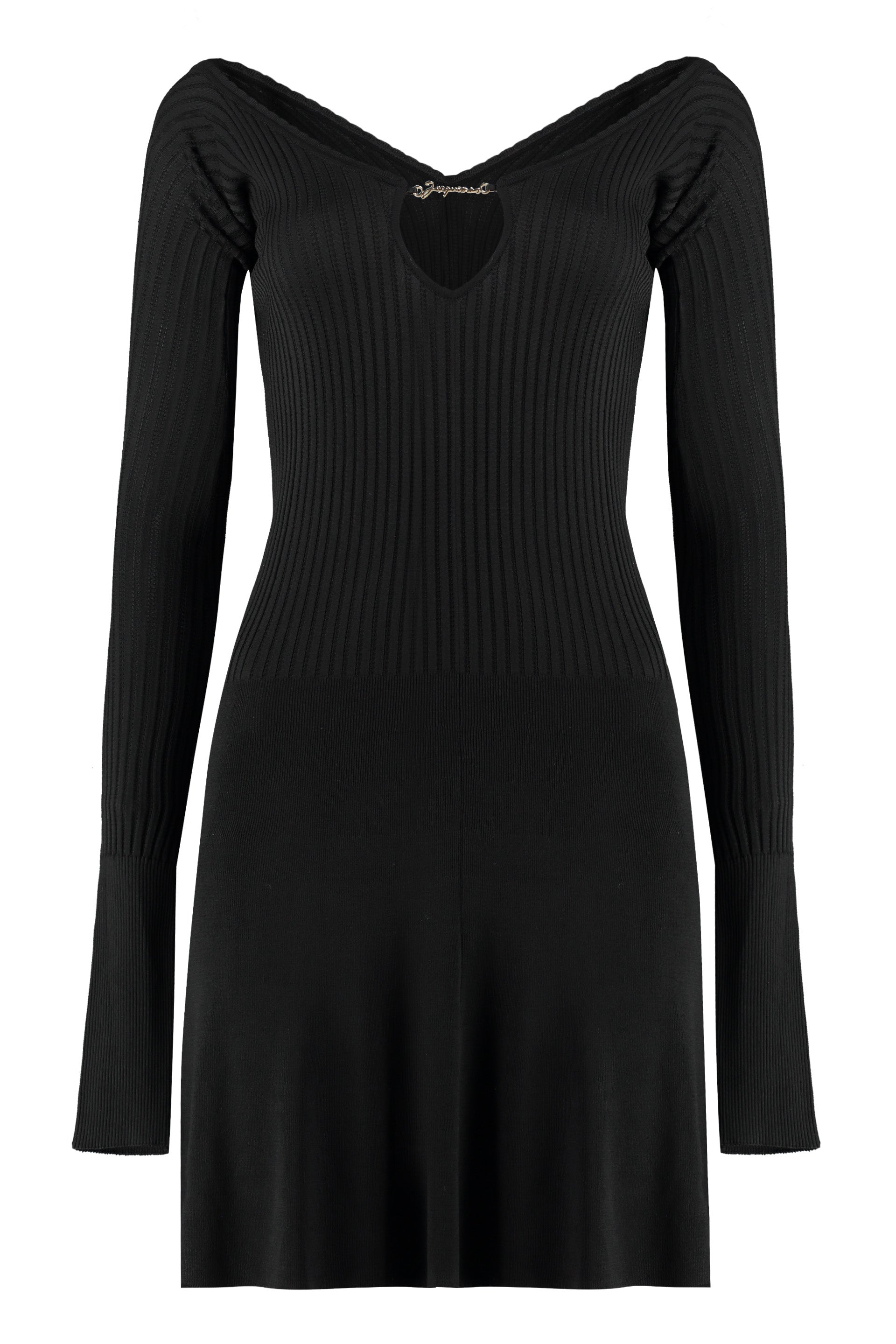 JACQUEMUS Flared Hem Mini Dress