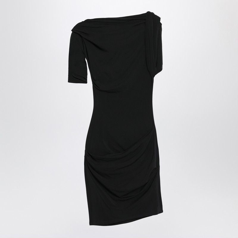 JACQUEMUS Asymmetric Draped Mini Dress