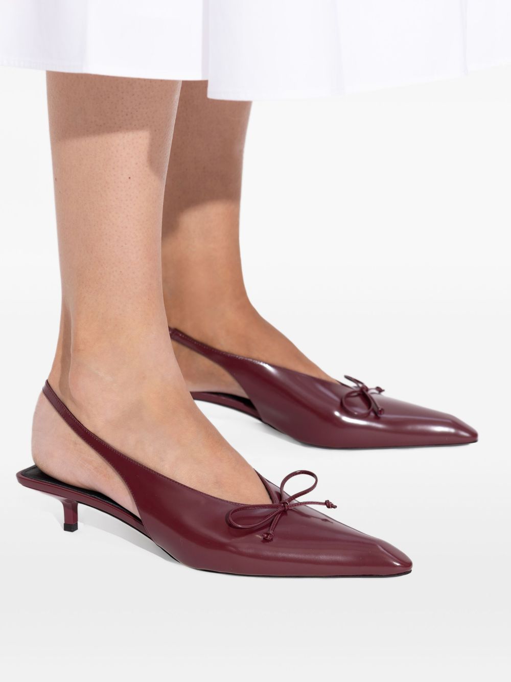 JACQUEMUS Cubisto Sling-Back Pumps