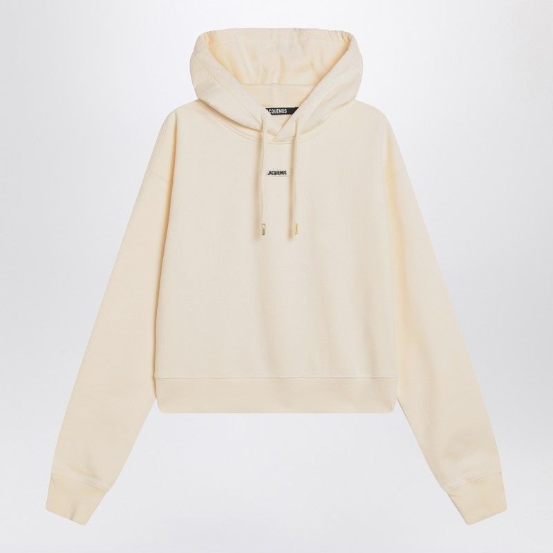 JACQUEMUS Cropped Hooded Sweatshirt