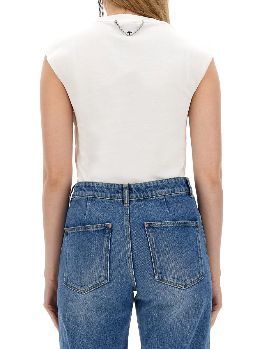 PACO RABANNE Cotton T-Shirt for Women - Size S