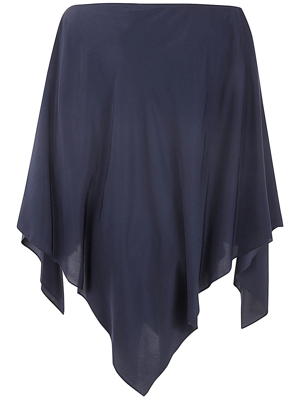 GIANLUCA CAPANNOLO Isabelle Asymmetric Hem Silk Blouse