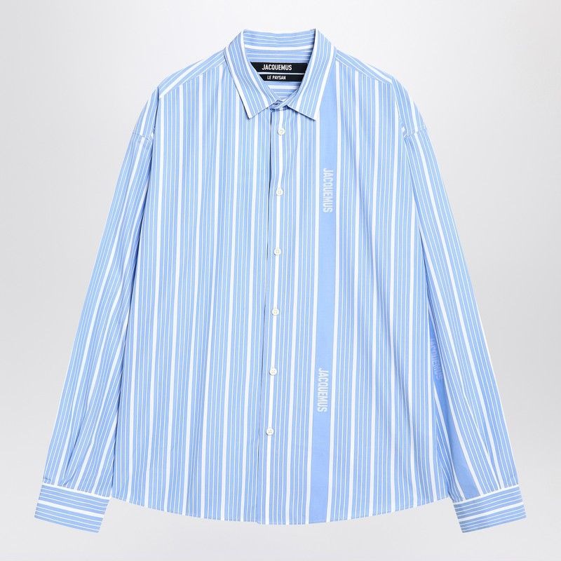 JACQUEMUS Striped Cotton Shirt for Men - FW25 Collection
