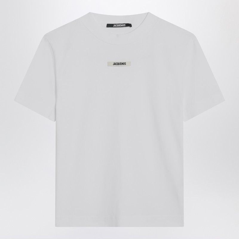 JACQUEMUS Logo Patch Crew Neck T-Shirt for Women