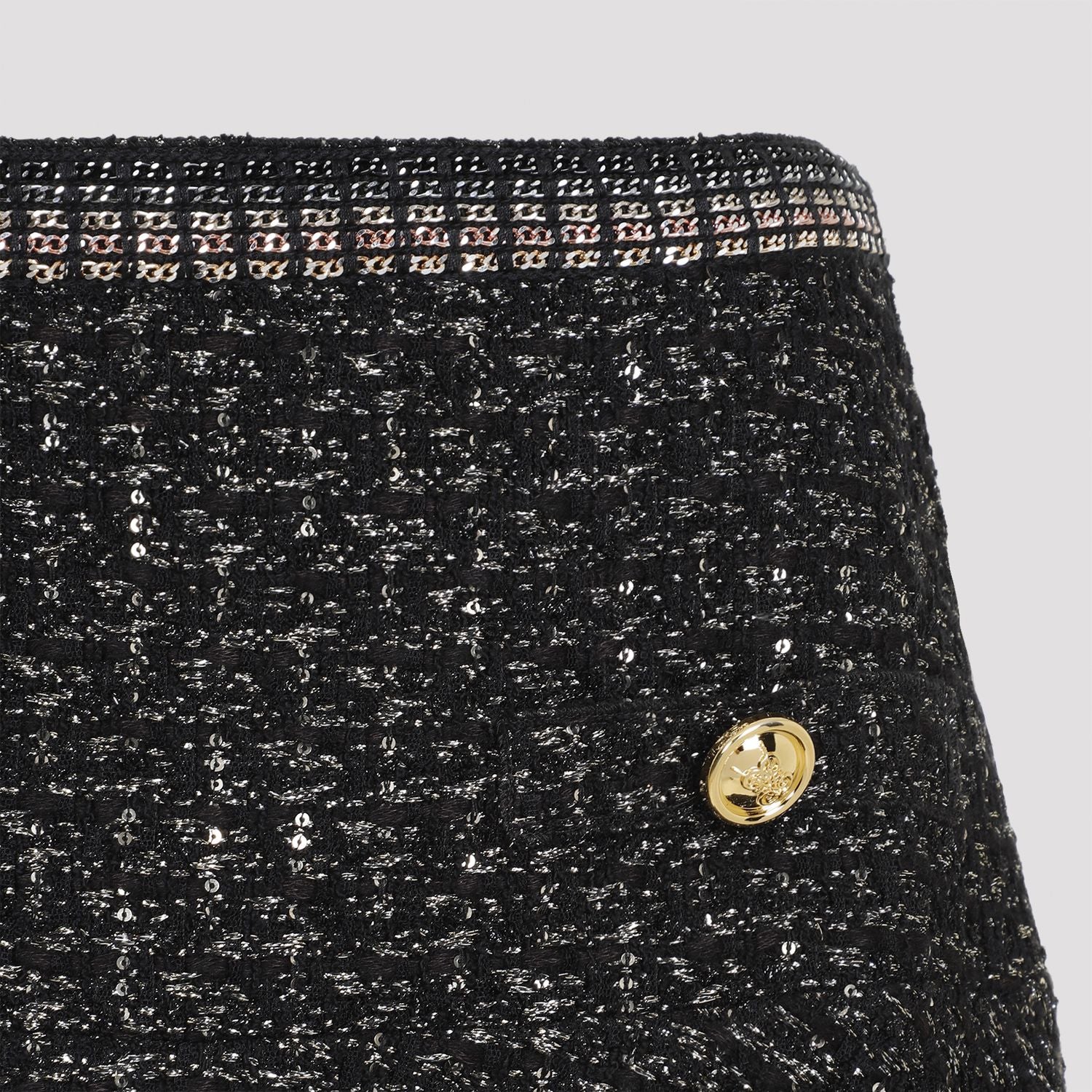 GIAMBATTISTA VALLI Chic Boucle Loop Mini Skirt