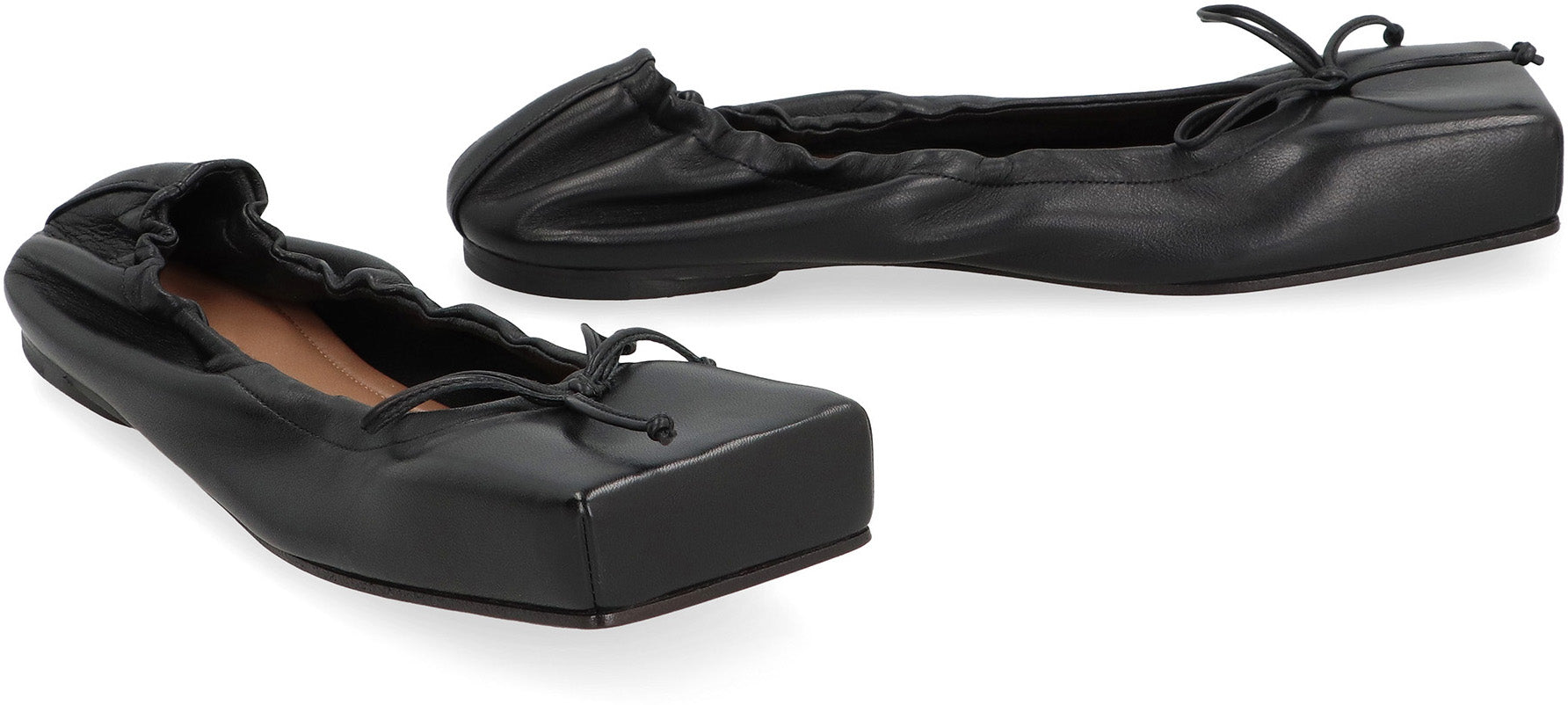 JACQUEMUS Square Toe Ballet Flats for Women