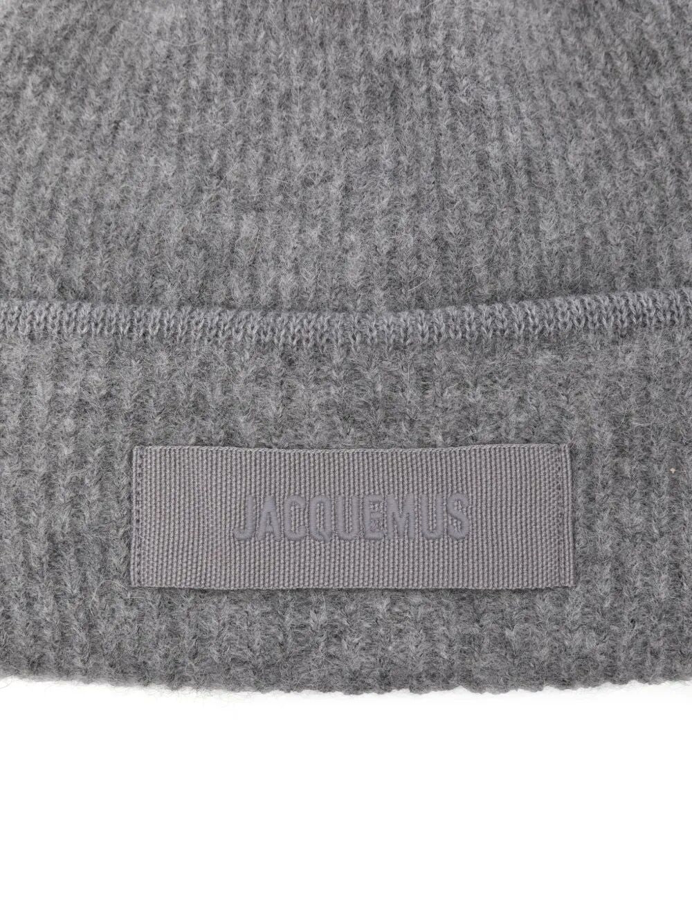 JACQUEMUS Beanie Hat with Turn-Up Brim