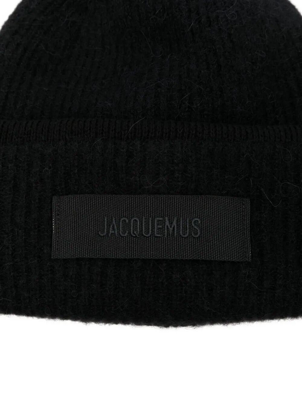 JACQUEMUS Turn-Up Brim Knit Beanie