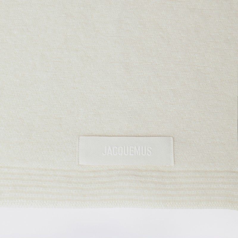 JACQUEMUS Elegant Scarf with Grosgrain Logo