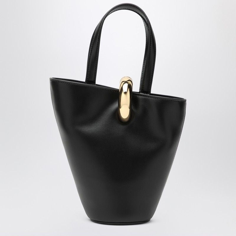 JACQUEMUS Mini Asymmetric Bucket Handbag