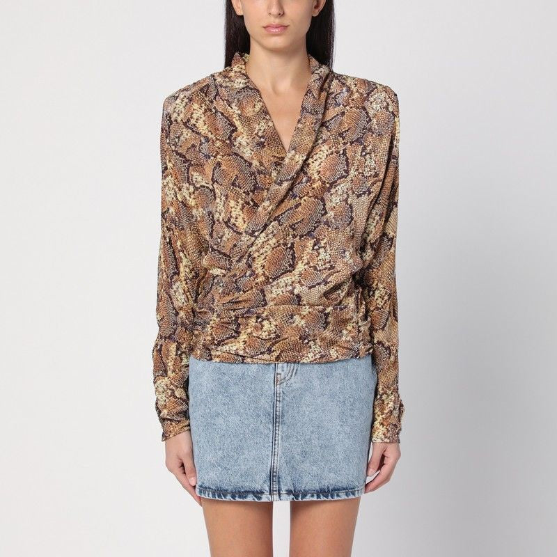 ISABEL MARANT Mini Snake Print Blouse