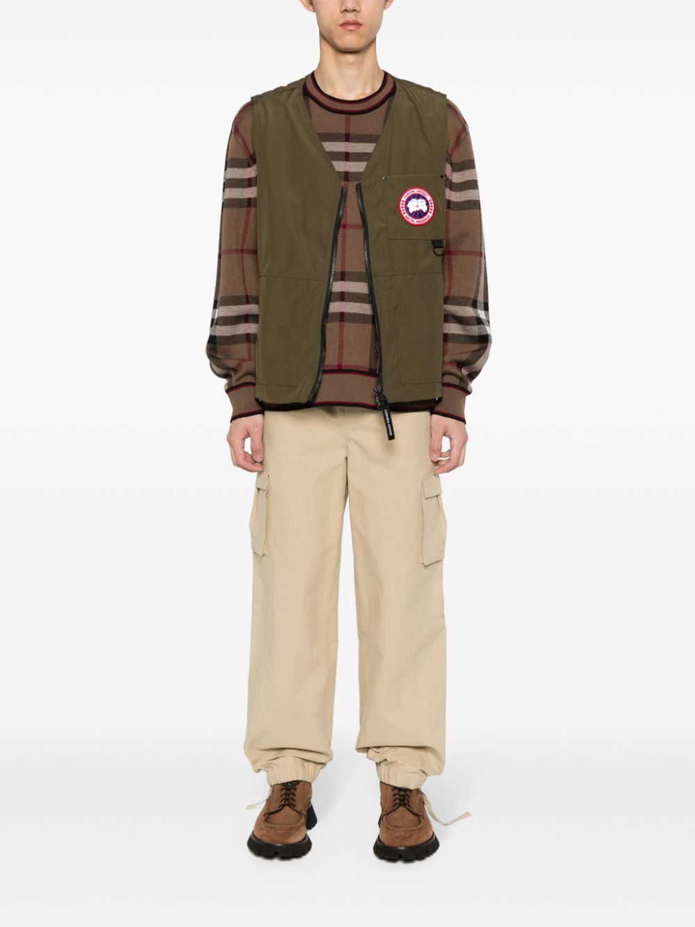 CANADA GOOSE Lightweight V-Neck Down Vest for Men