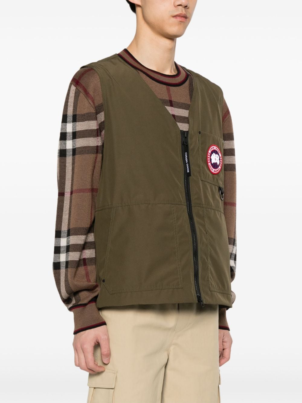 CANADA GOOSE Lightweight V-Neck Down Vest for Men