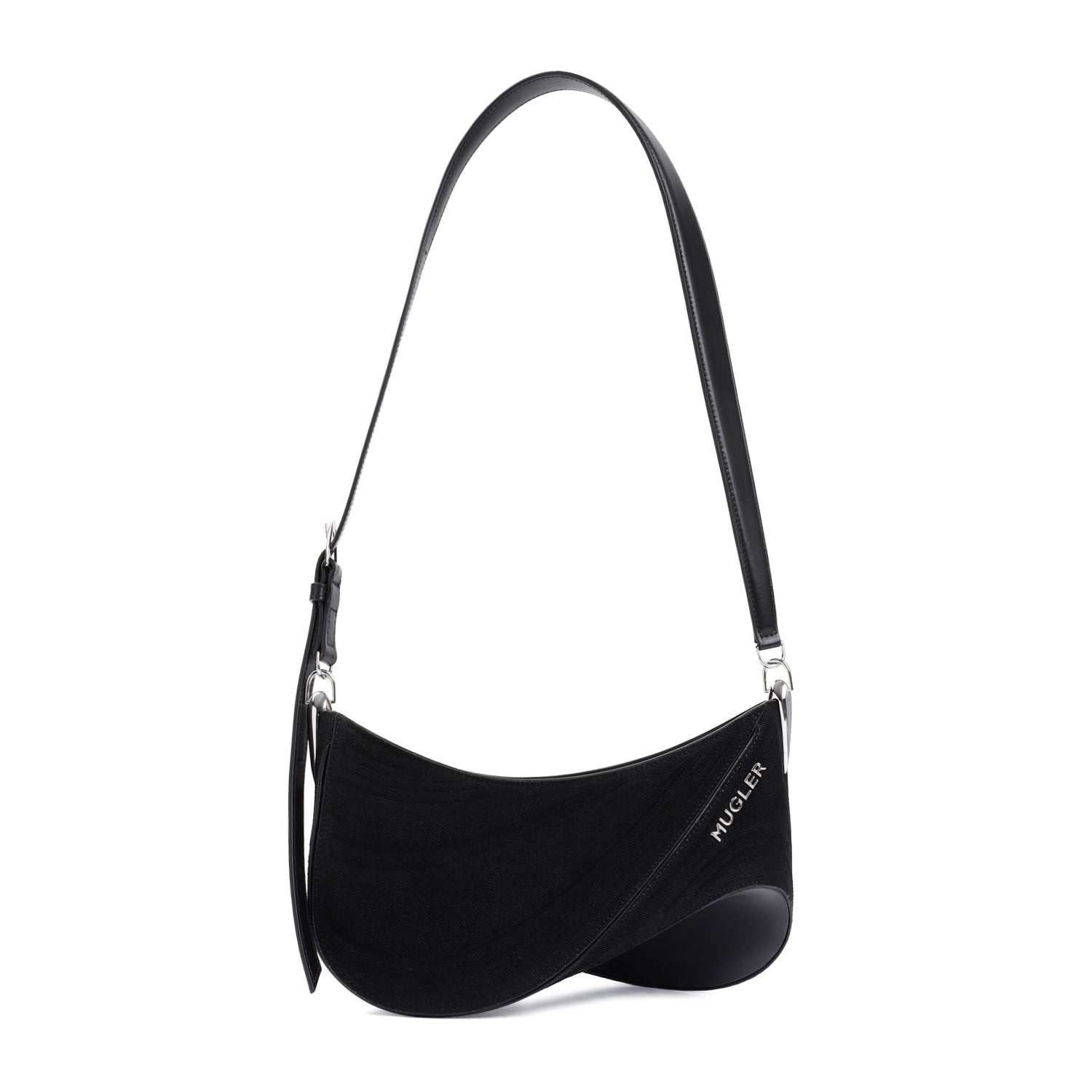 MUGLER Curve Mini Handbag 29CM x 18CM x 15.5CM