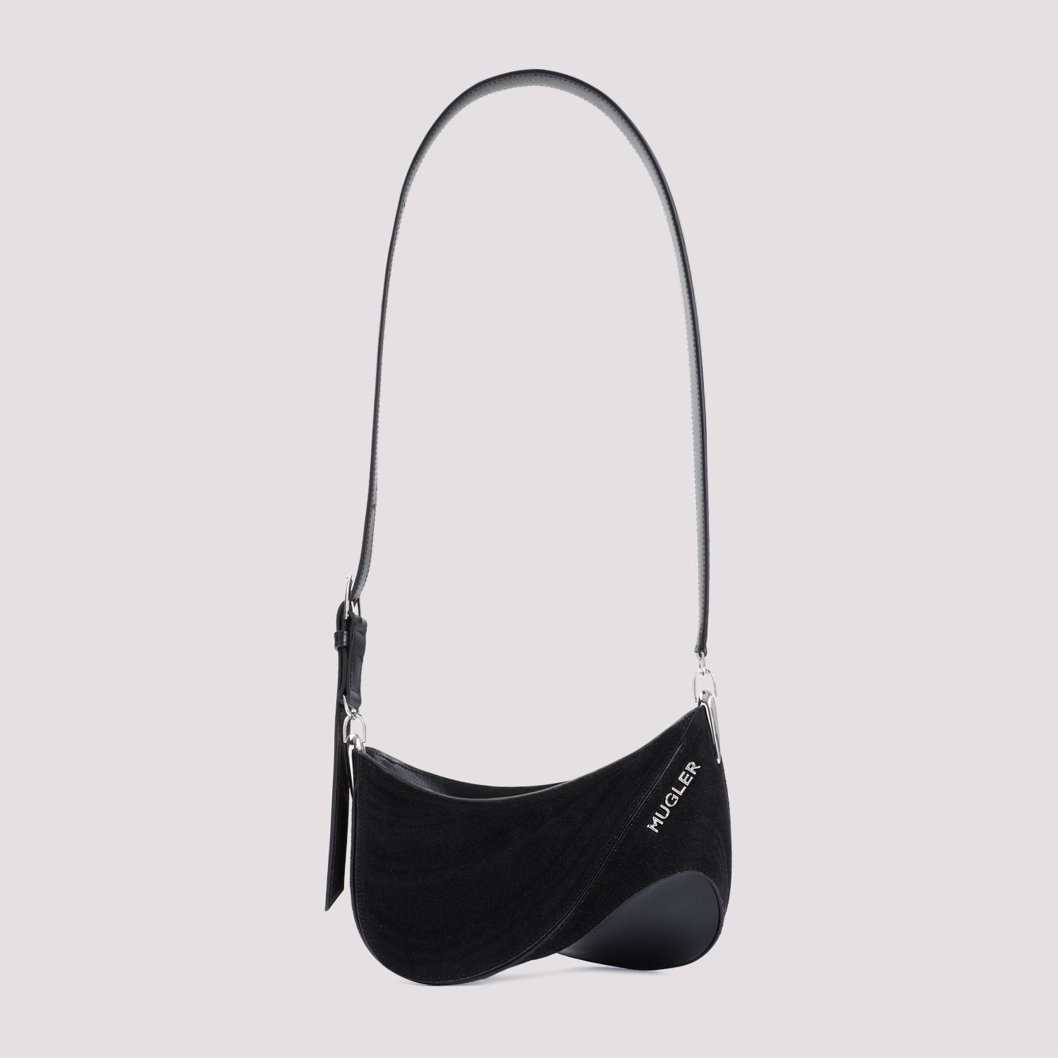 MUGLER Curve Mini Handbag 23CM x 15CM x 11CM