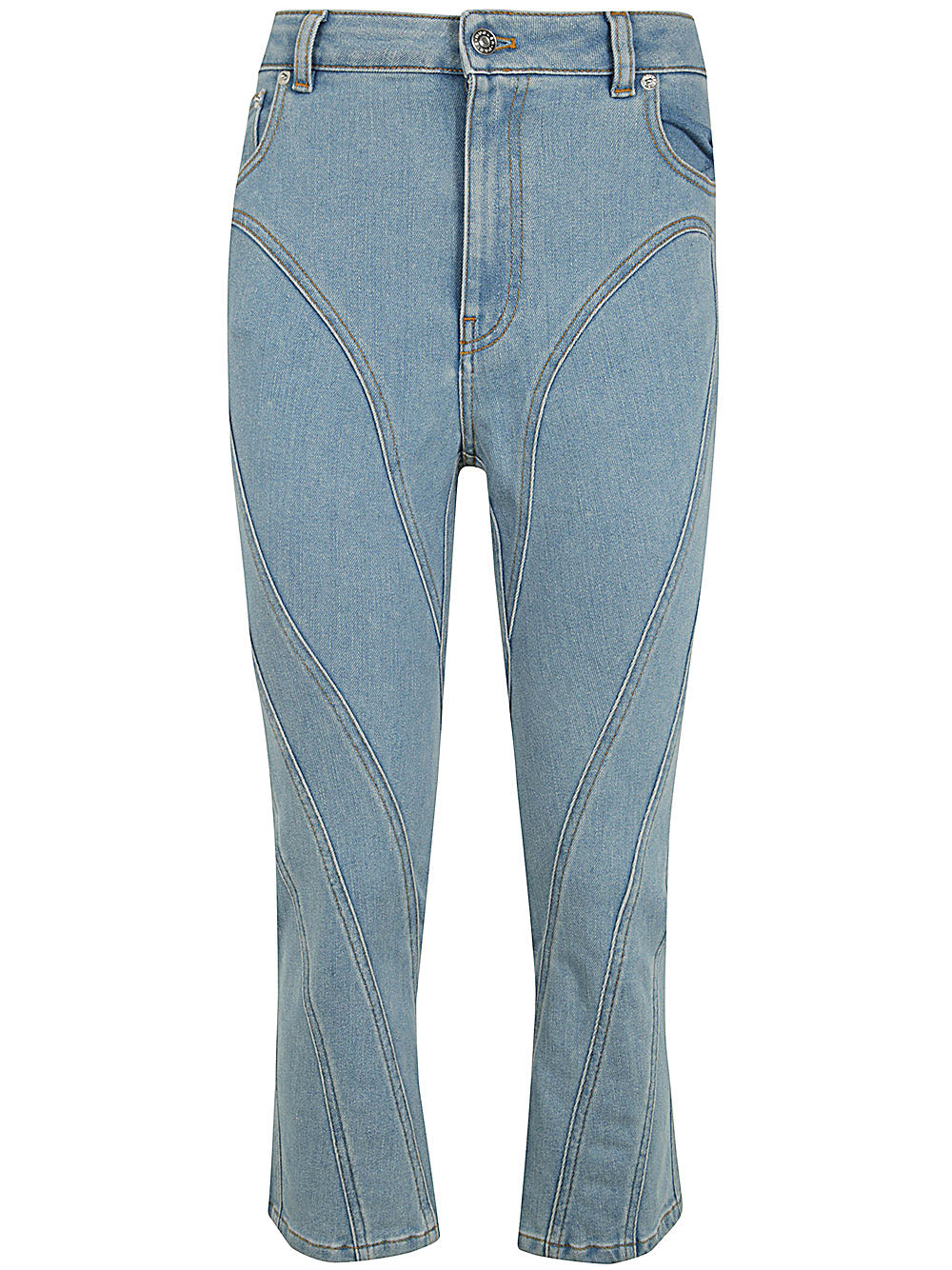 MUGLER High-Waisted Stretch Jeans for Women
