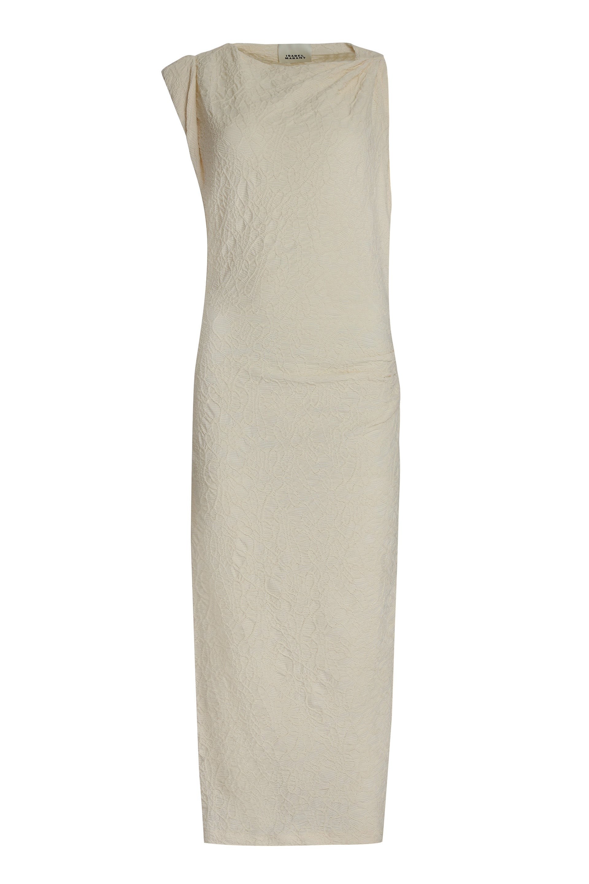 ISABEL MARANT Gathered Cotton-Blend Dress