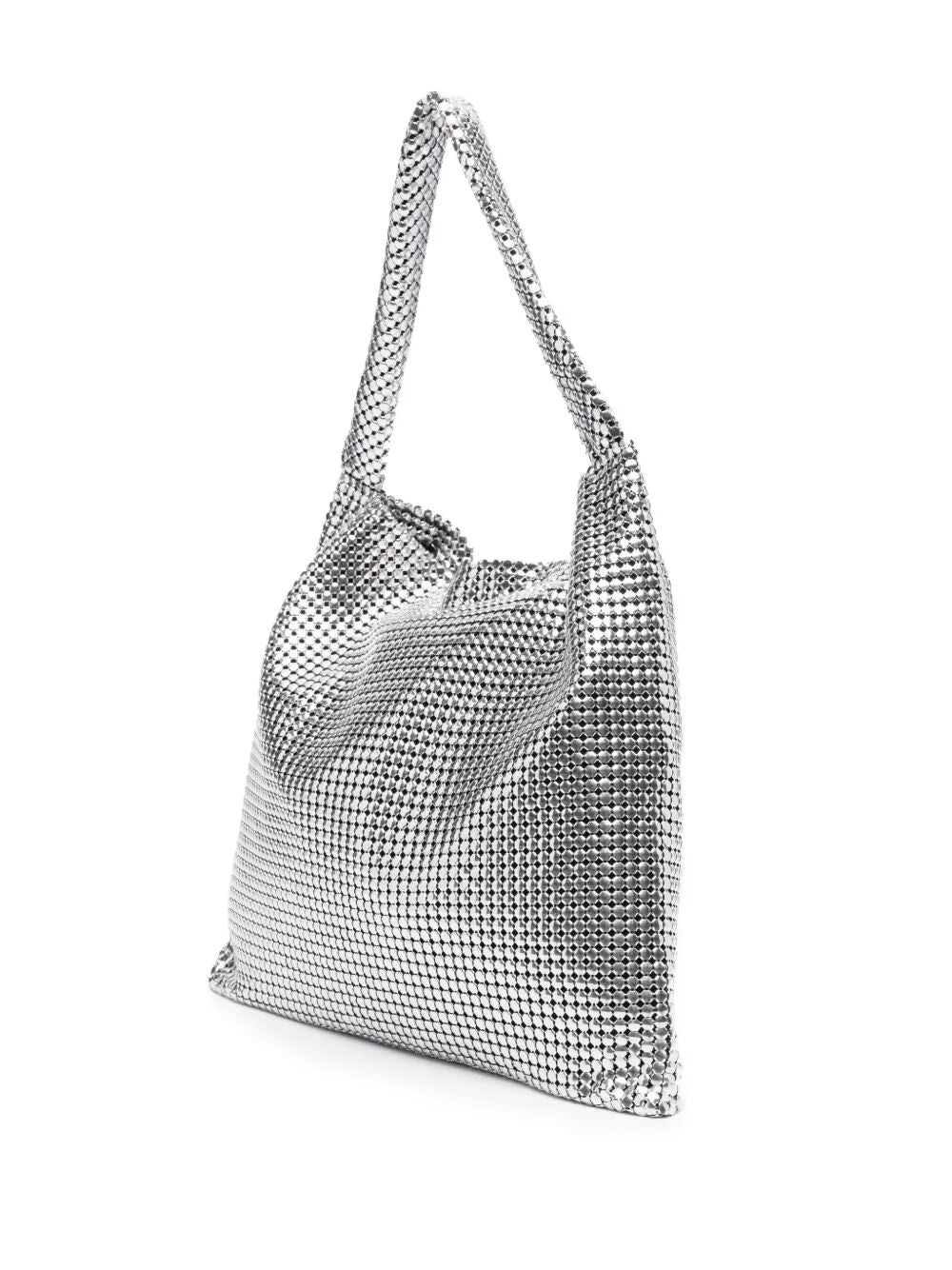PACO RABANNE Metallic Basket Ville Mini Tote Handbag