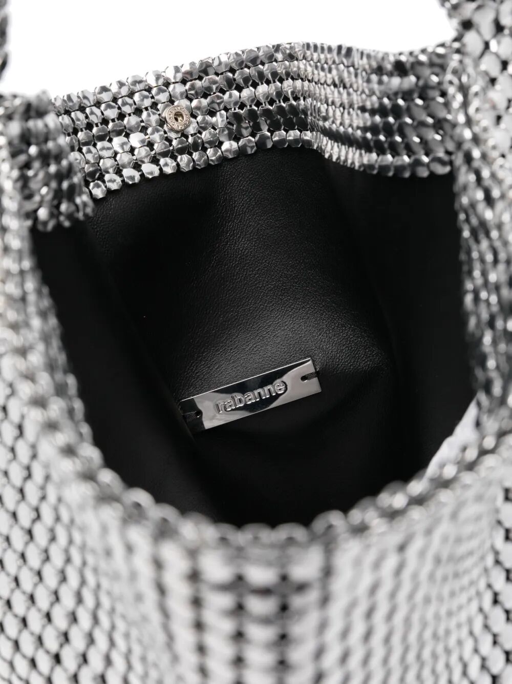 PACO RABANNE Metallic Basket Ville Mini Tote Handbag