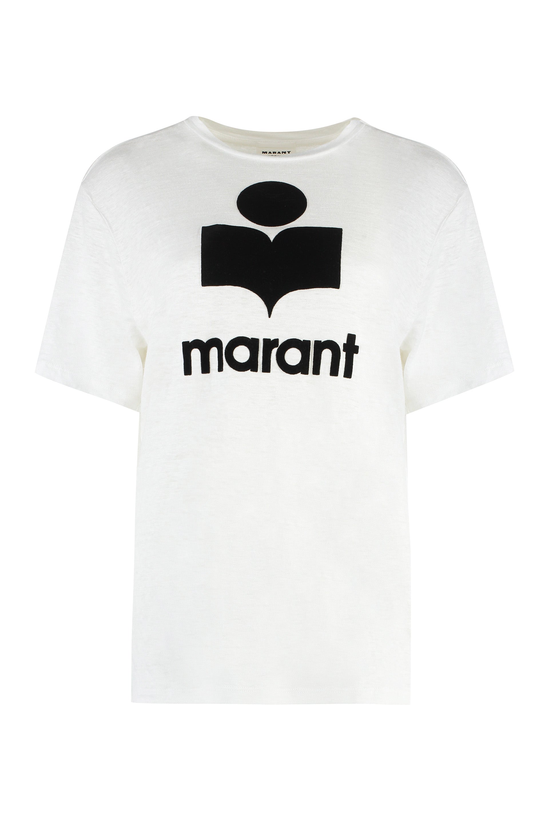 ISABEL MARANT ETOILE Womens Mini Linen T-Shirt