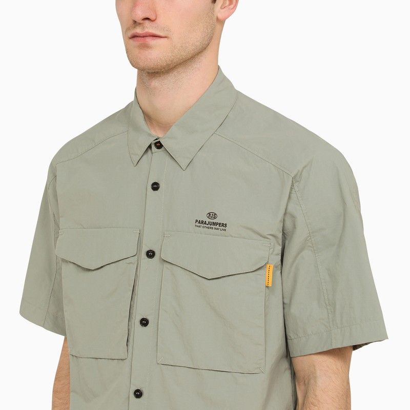 PARAJUMPERS Short Sleeve Mini Pete Shirt in Nylon and Cotton