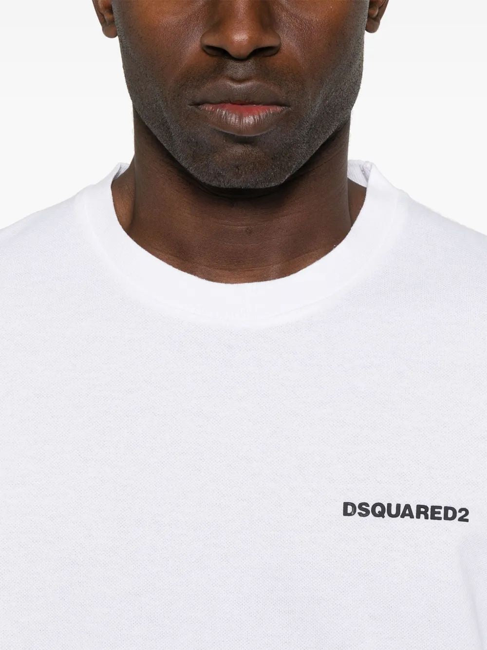 DSQUARED2 Rubberised Logo Print T-Shirt for Men - SS25 Collection