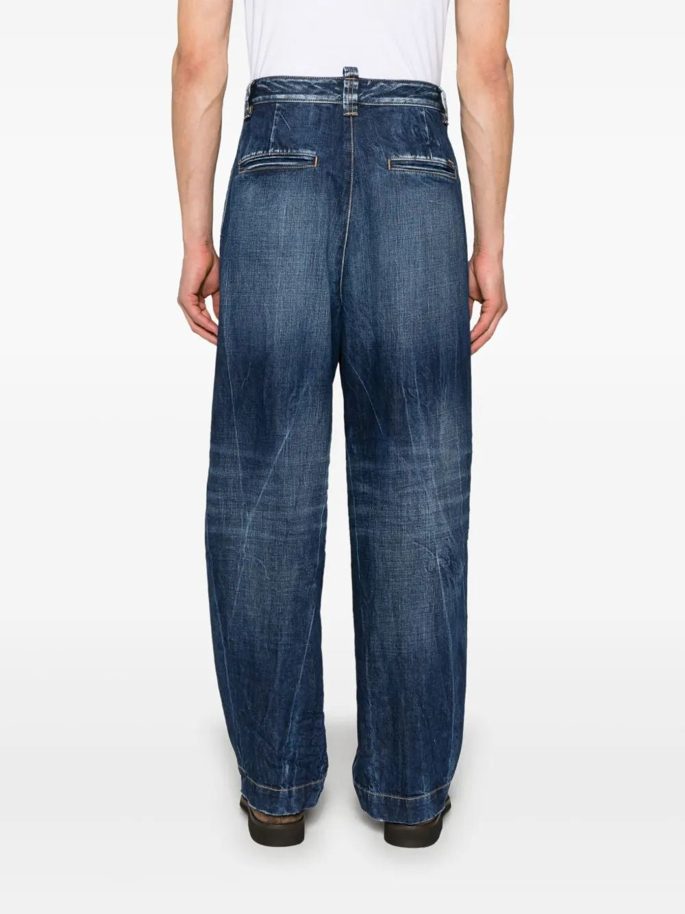 DSQUARED2 Pleat Detail Jeans for Men - SS25 Collection