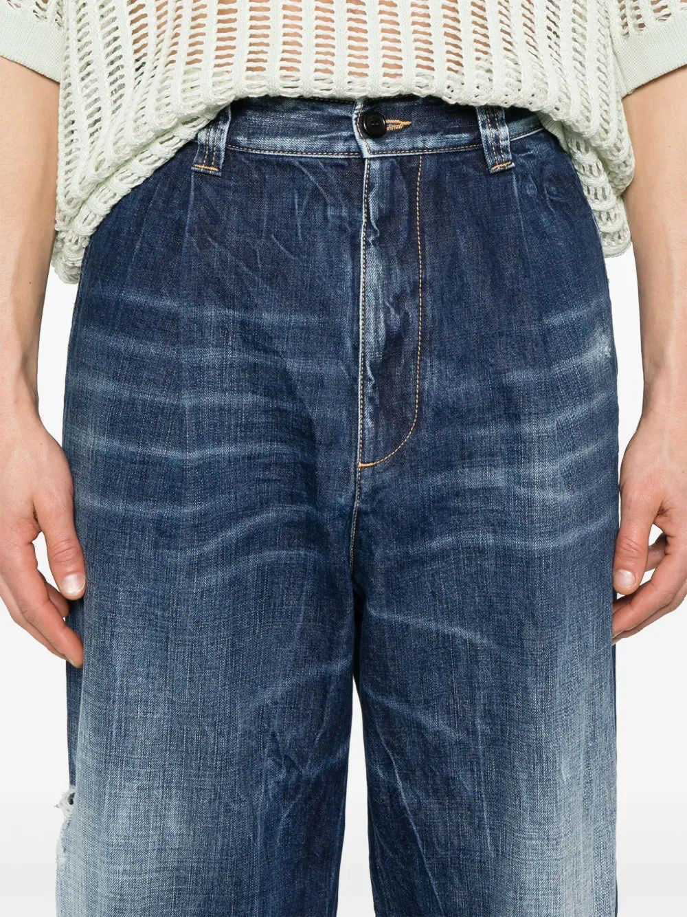 DSQUARED2 Pleat Detail Jeans for Men - SS25 Collection