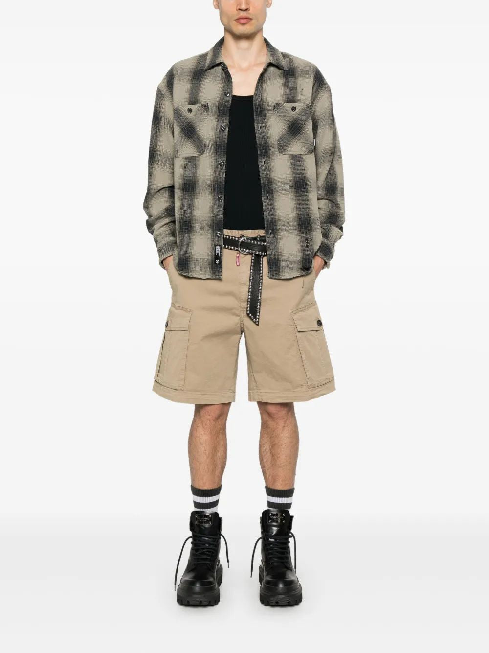 DSQUARED2 Men's Cotton Mini Shorts for SS25