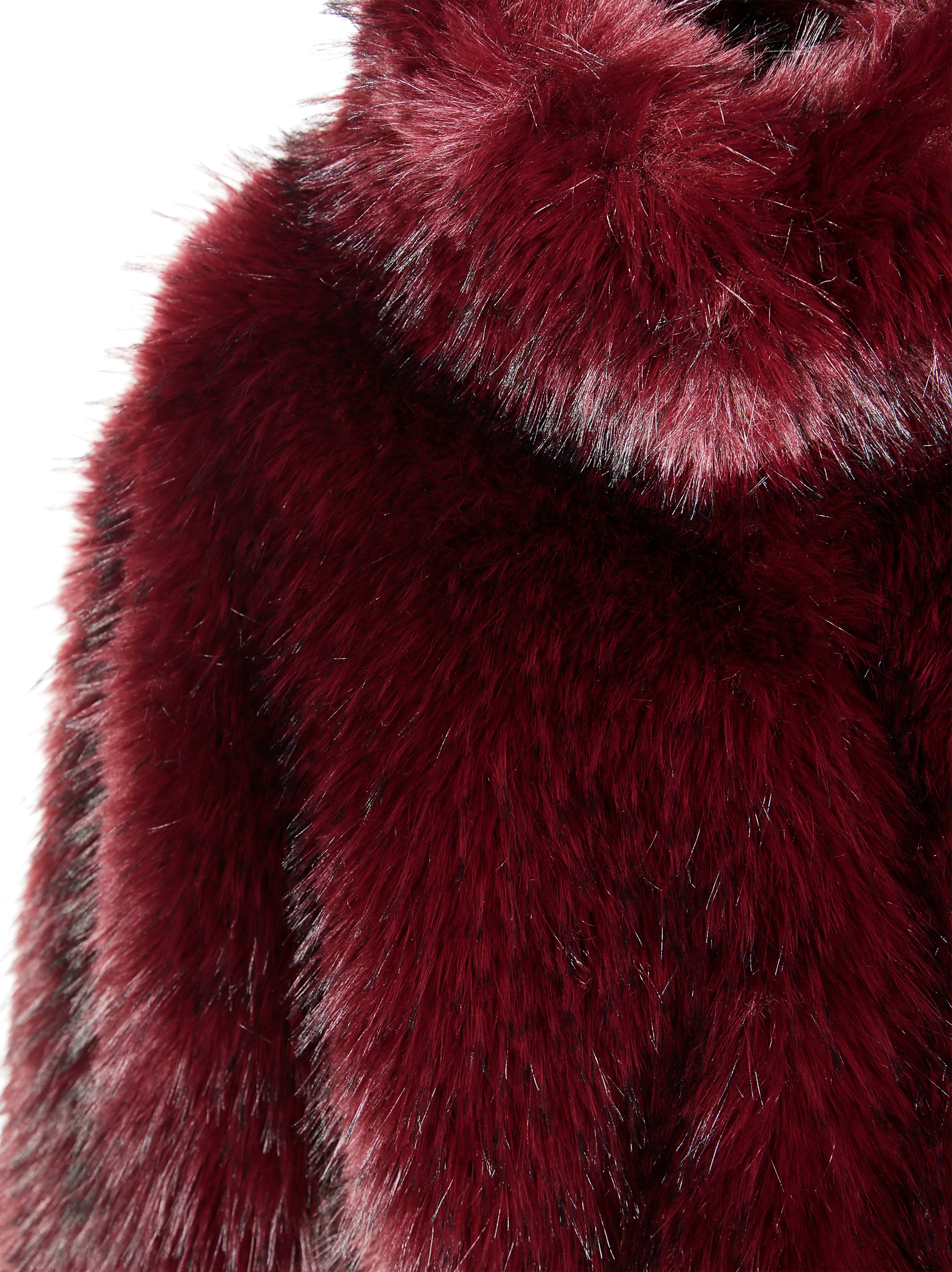 ROTATE Faux Fur Crop Jacket for Men