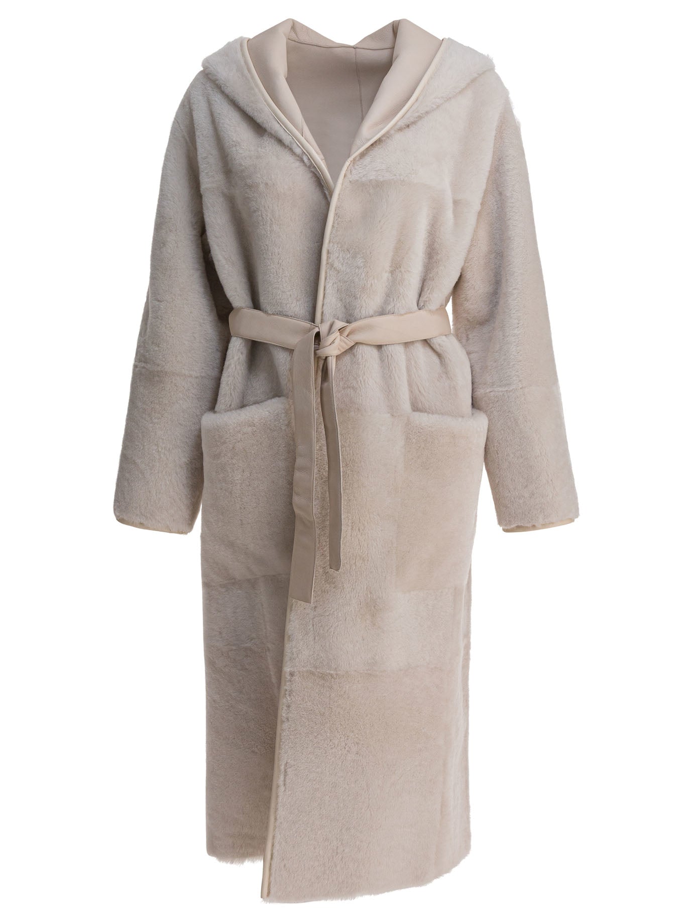 BLANCHA Shearling Outerwear Coat for Women - FW25 Collection