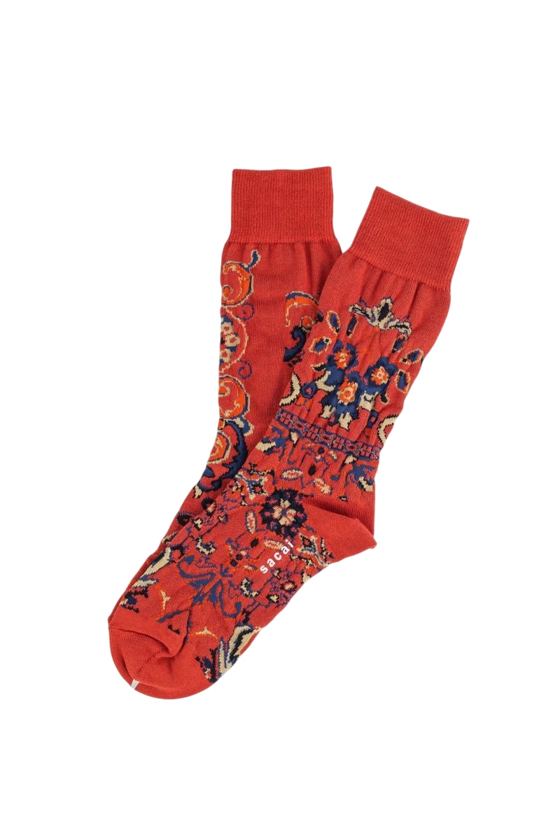 SACAI Floral Patterned Women's Socks - Fall/Winter 2025