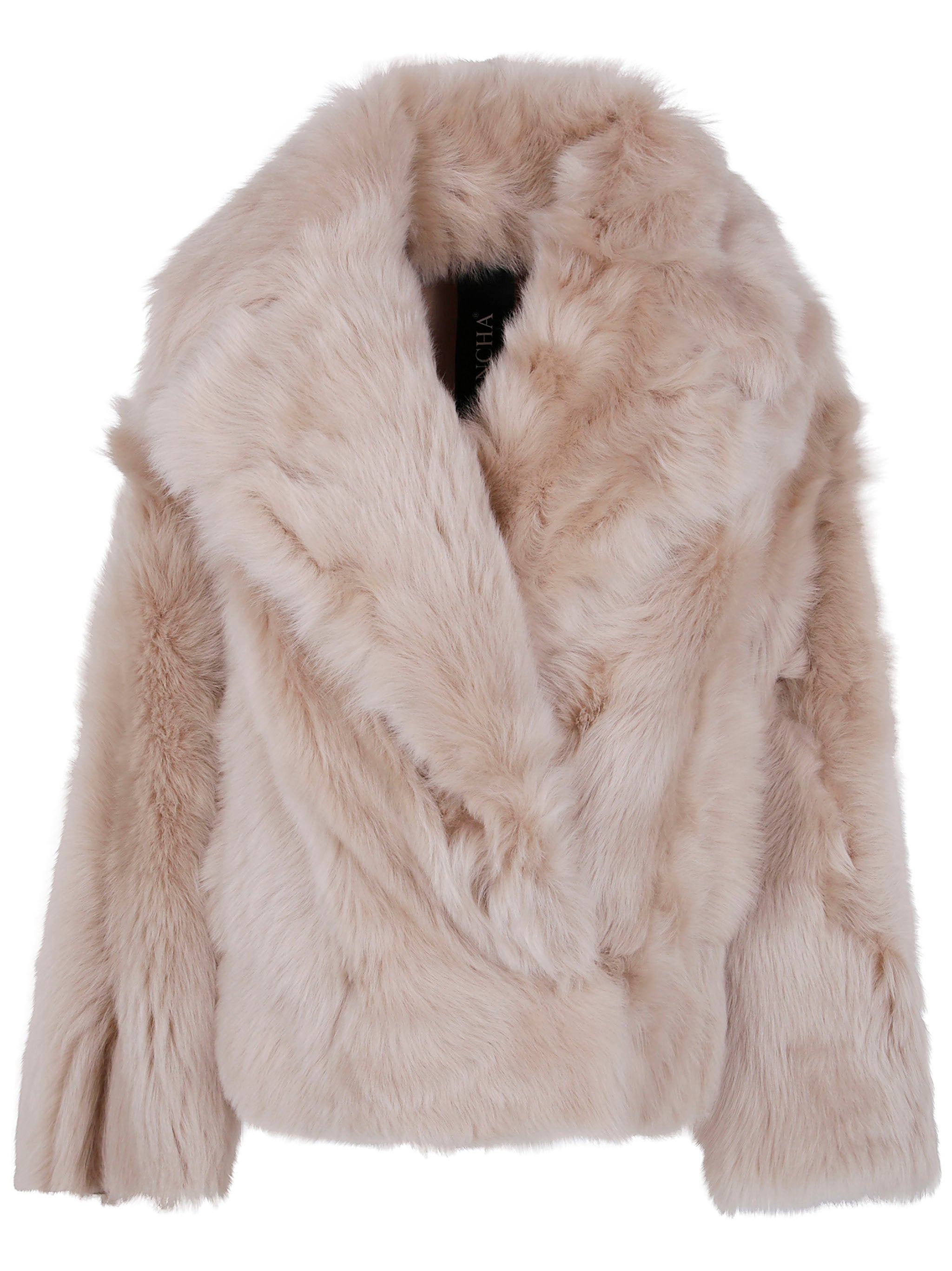BLANCHA Toscana Shearling Mini Jacket
