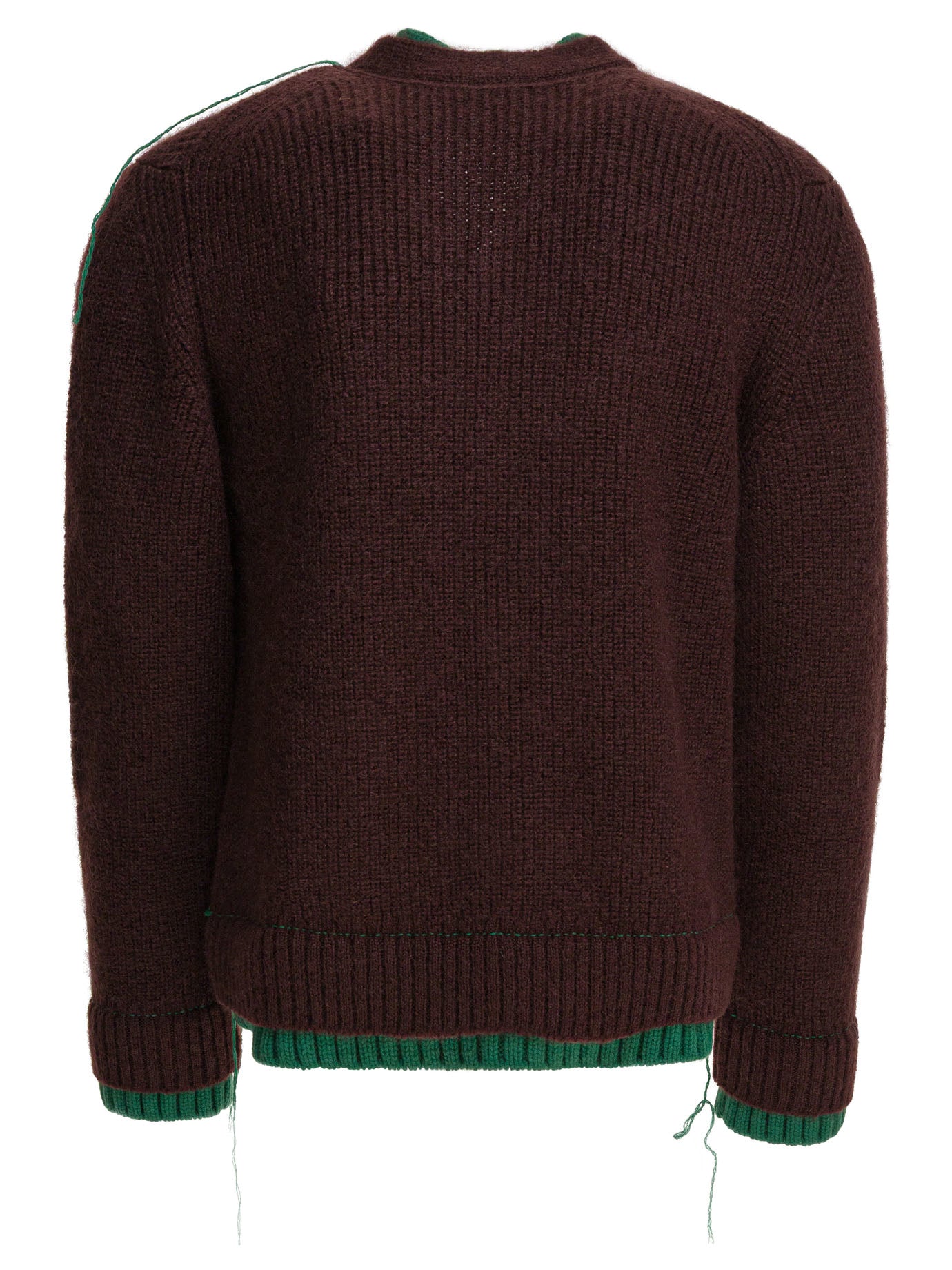 SACAI Men's Wool Knit Cardigan for FW25