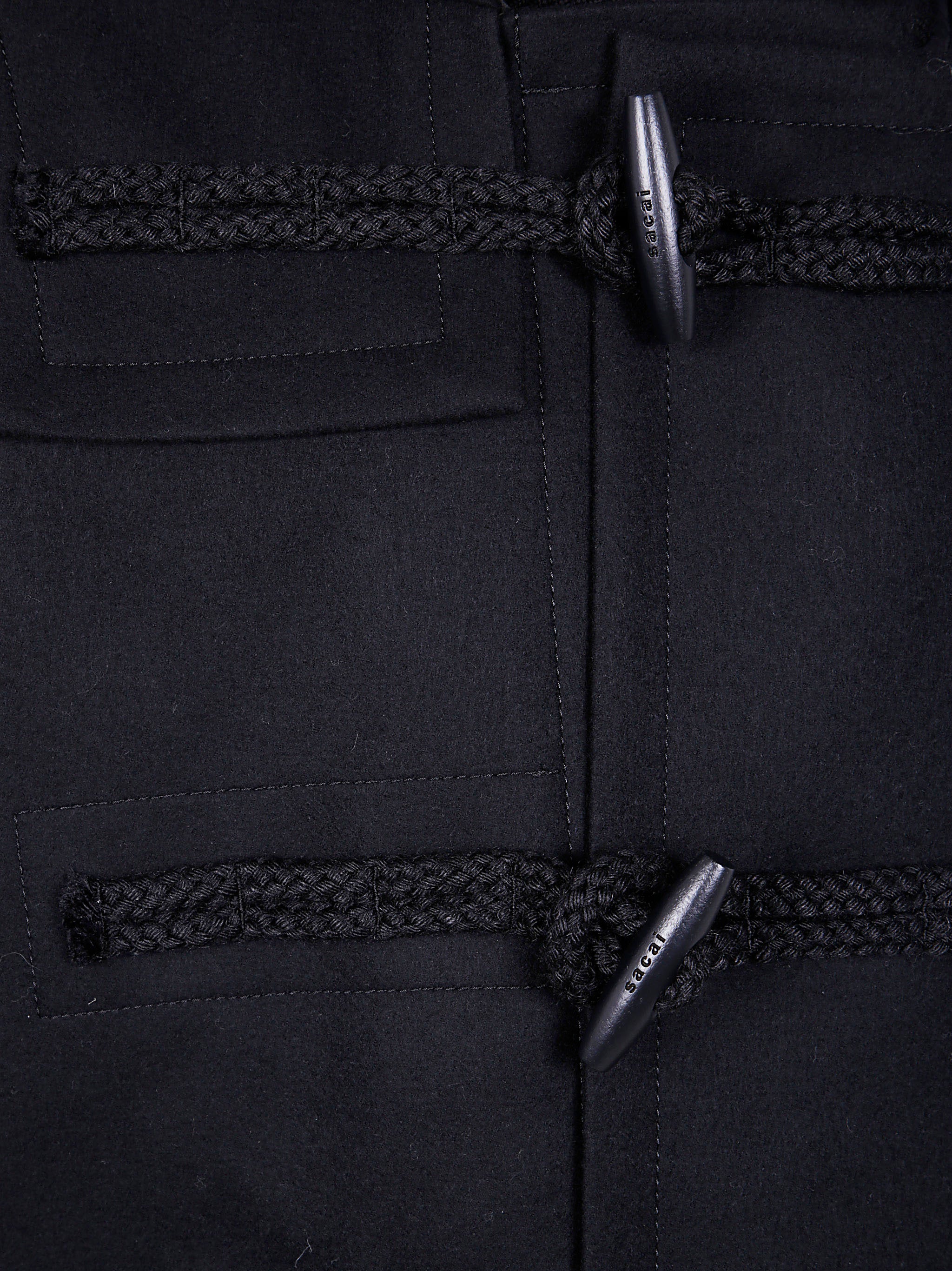 SACAI Wool Melton Blouson for Men