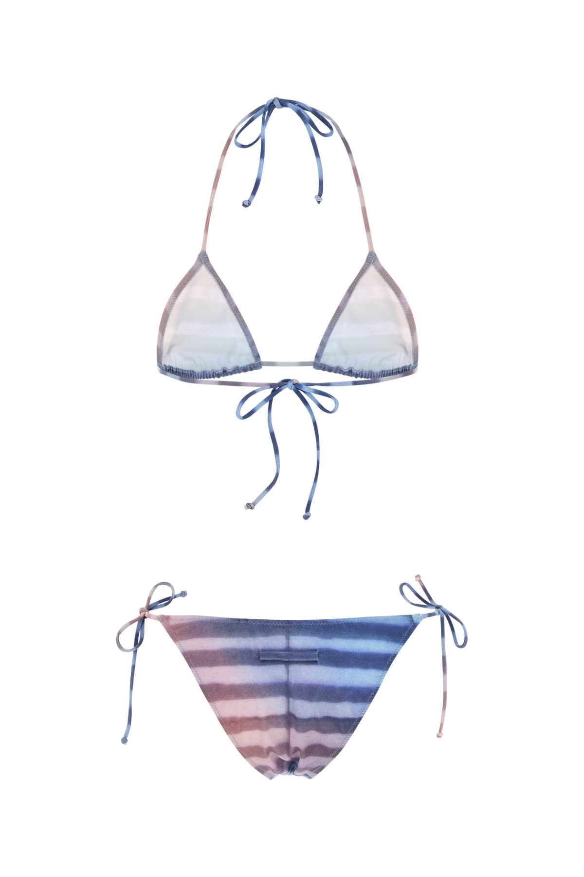 JEAN PAUL GAULTIER Printed Stretch Nylon Bikini Set for Women