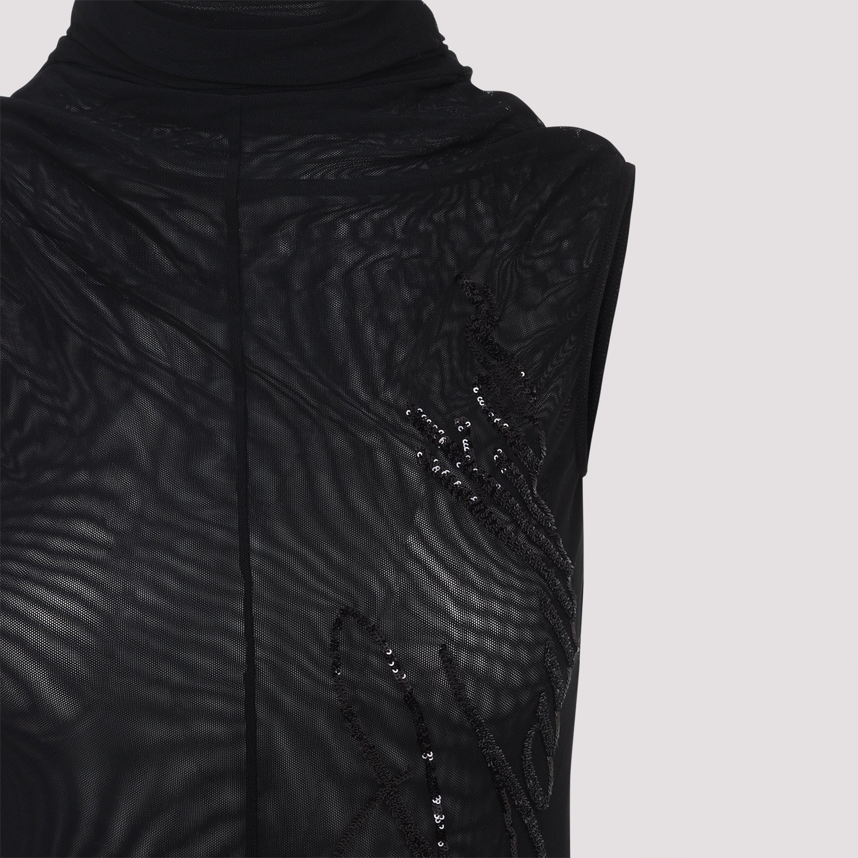 JEAN PAUL GAULTIER Sequin-Adorned Long Dress - FW25 Collection