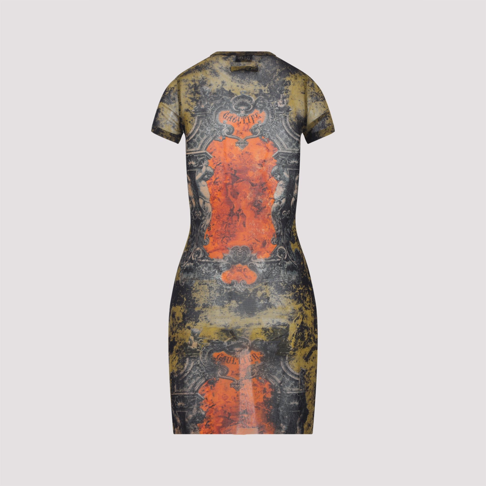 JEAN PAUL GAULTIER Chic Medallion Pattern Mini Dress for Women