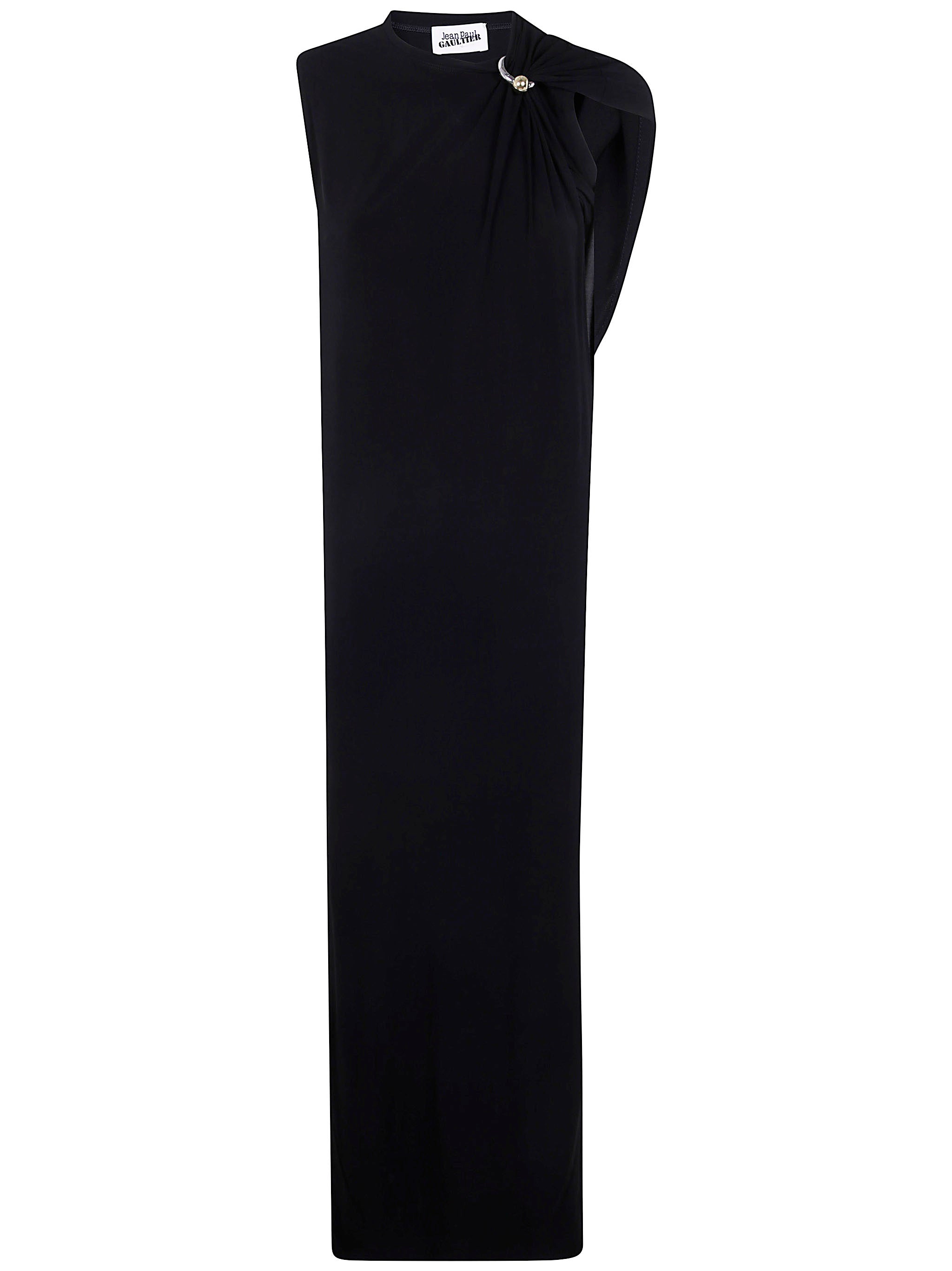 JEAN PAUL GAULTIER Double Layer Long Dress with Piercing Detail