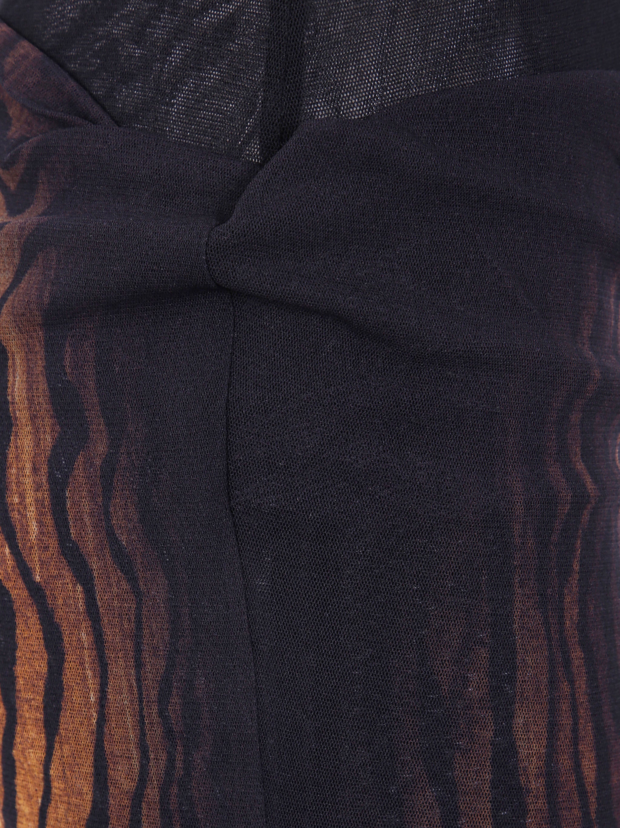 JEAN PAUL GAULTIER Double Layer Printed Mesh Skirt