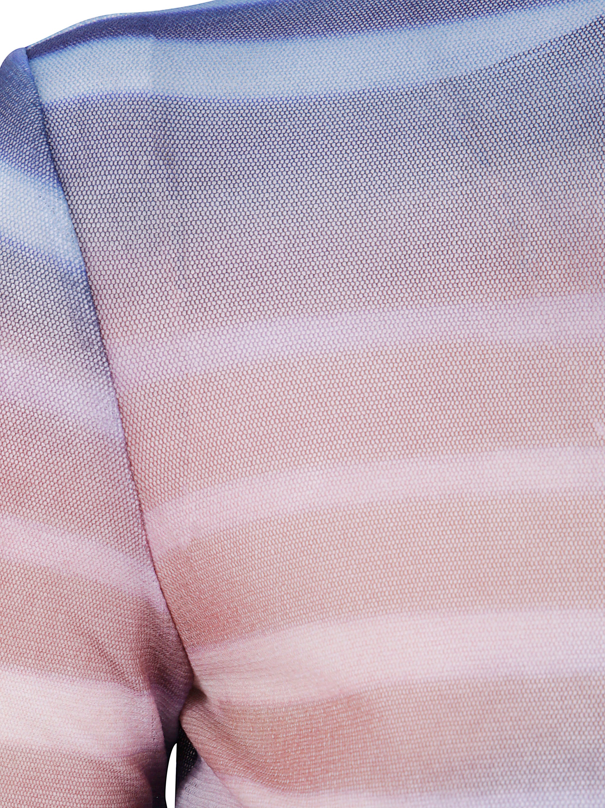 JEAN PAUL GAULTIER Mesh Long Sleeves Top Printed 'Air'